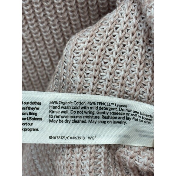 EILEEN FISHER Peruvian Organic Cotton Blend Crew Neck Top Sweater Oversized XXS - Picture 15 of 16